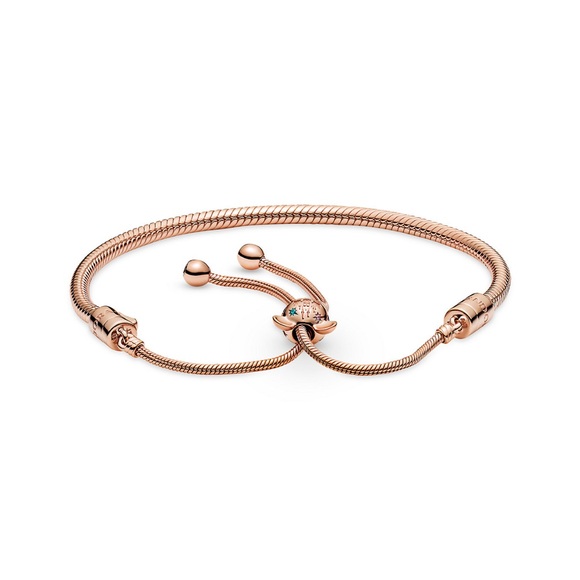 Pandora Disney Parks Exclusive slide bracelet in pandora rose gold. - Picture 3 of 12